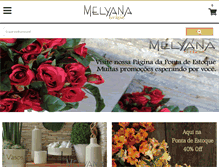 Tablet Screenshot of melyana.com.br